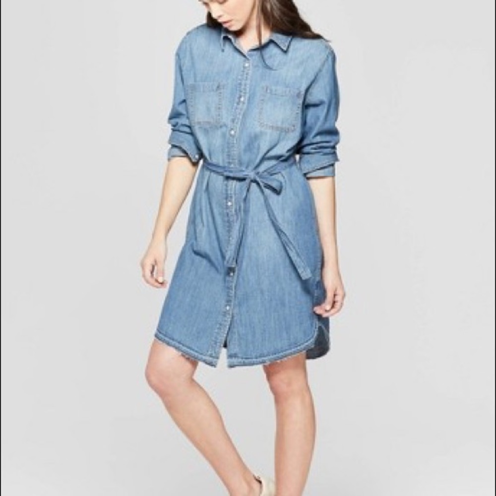Denim dress